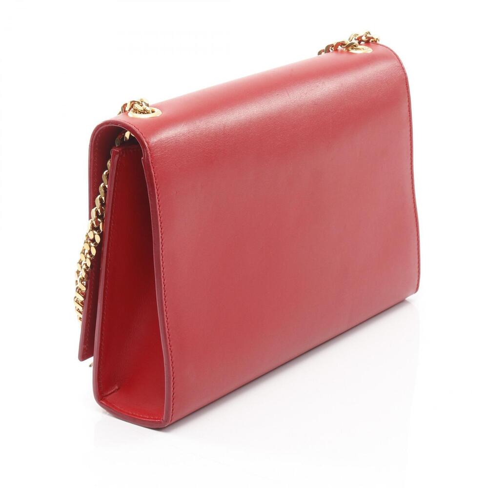Saint Laurent Paris Kate Monogram Shoulder Bag Leather Red - Picture 2 of 8